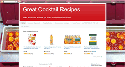 Desktop Screenshot of greatcocktailrecipes.net