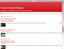 Tablet Screenshot of greatcocktailrecipes.net